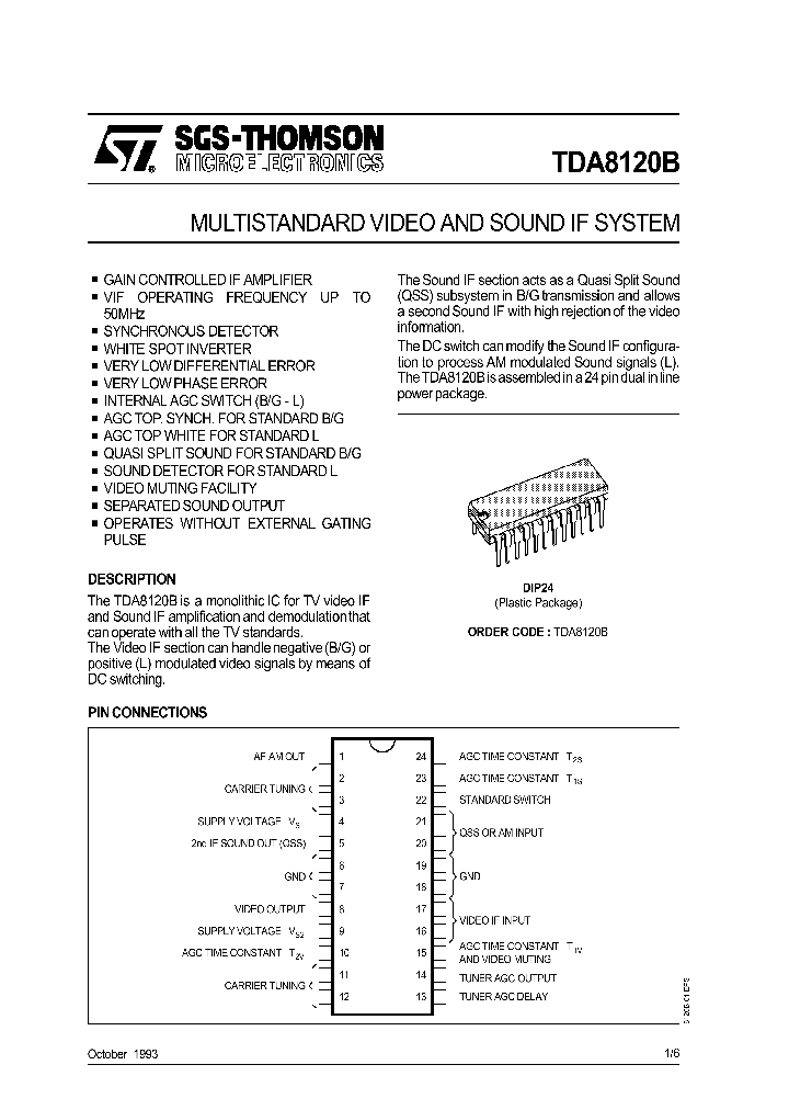 TDA8120B_4100430.PDF Datasheet