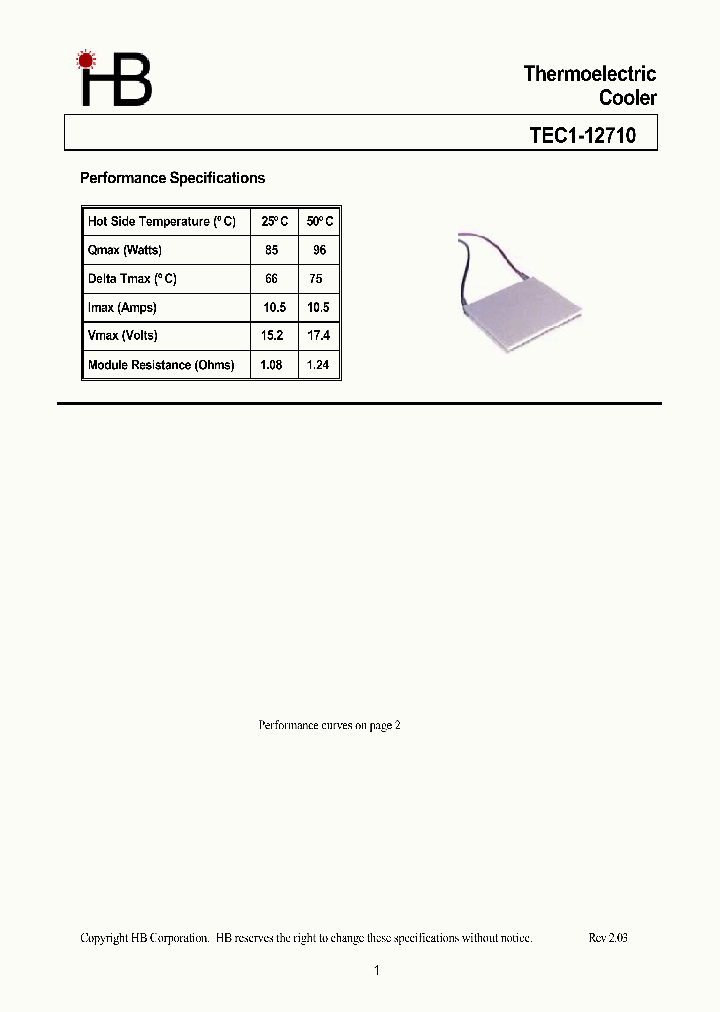 TEC1-12710_4157282.PDF Datasheet