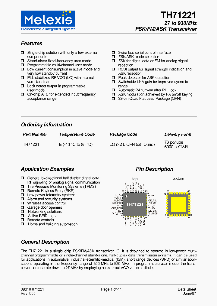 TH71221ELQ_4141734.PDF Datasheet