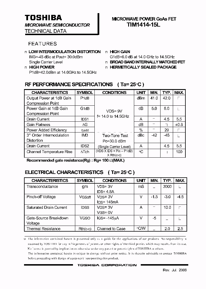 TIM1414-15L_4124016.PDF Datasheet