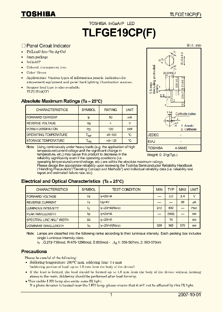 TLFGE19CP_4132306.PDF Datasheet