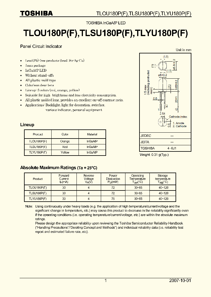 TLOU180P07_4131936.PDF Datasheet