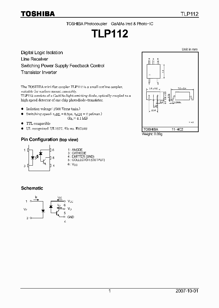 TLP11207_4131928.PDF Datasheet