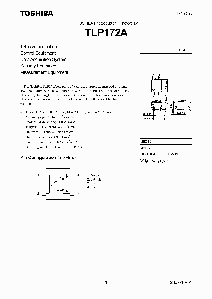 TLP172A07_4131911.PDF Datasheet