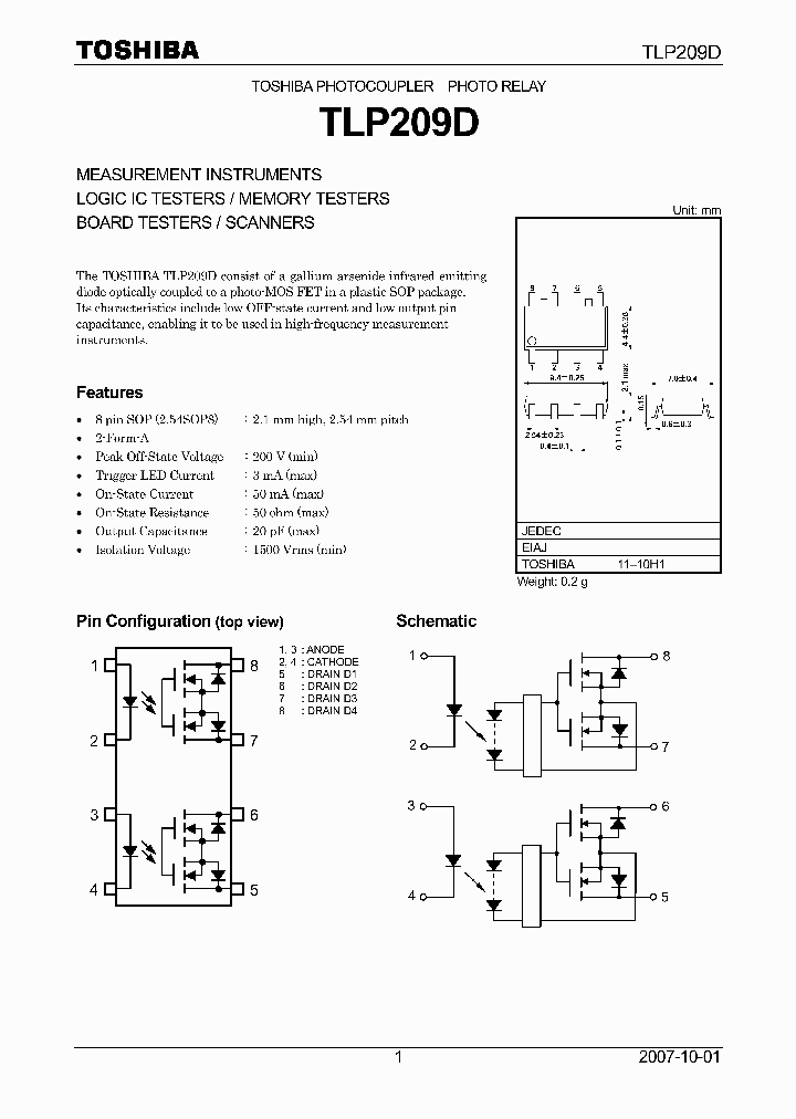 TLP209D_4124686.PDF Datasheet