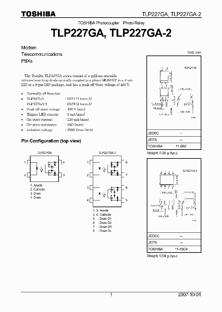 TLP227GA07_4124682.PDF Datasheet