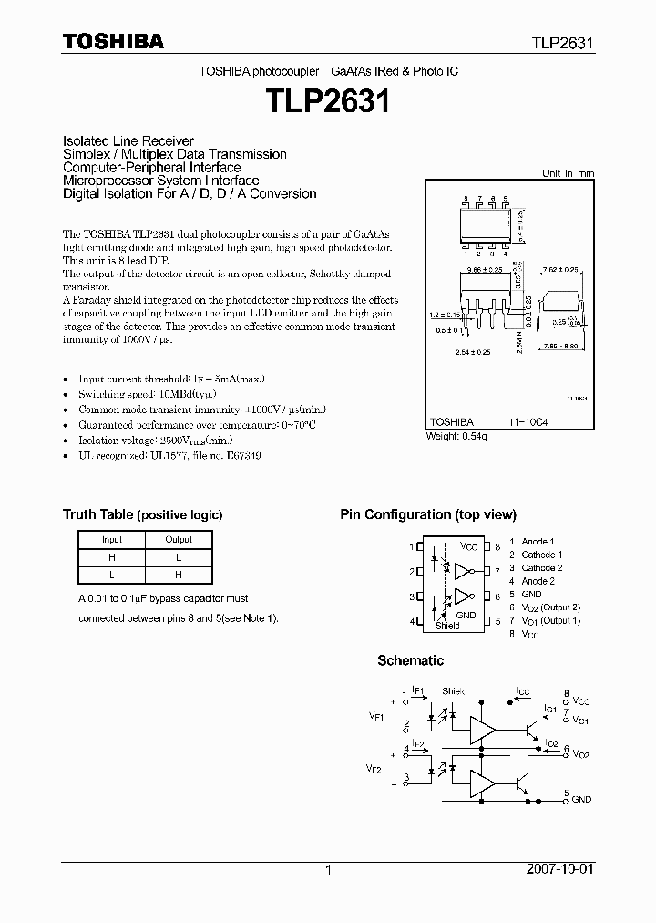 TLP263107_4124923.PDF Datasheet