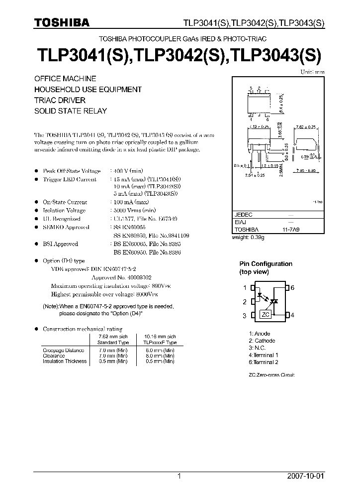 TLP3041S_4114835.PDF Datasheet