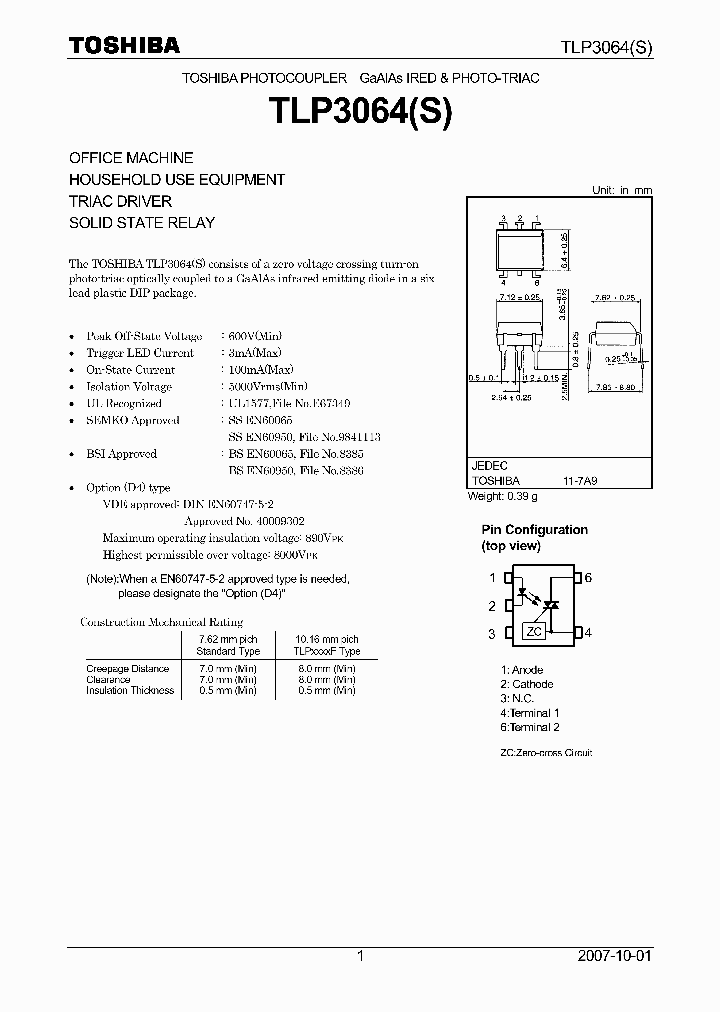 TLP306407_4125360.PDF Datasheet