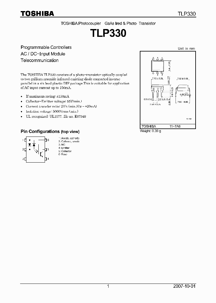 TLP33007_4134743.PDF Datasheet