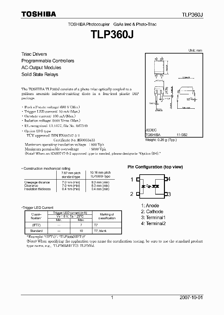 TLP360J07_4134738.PDF Datasheet
