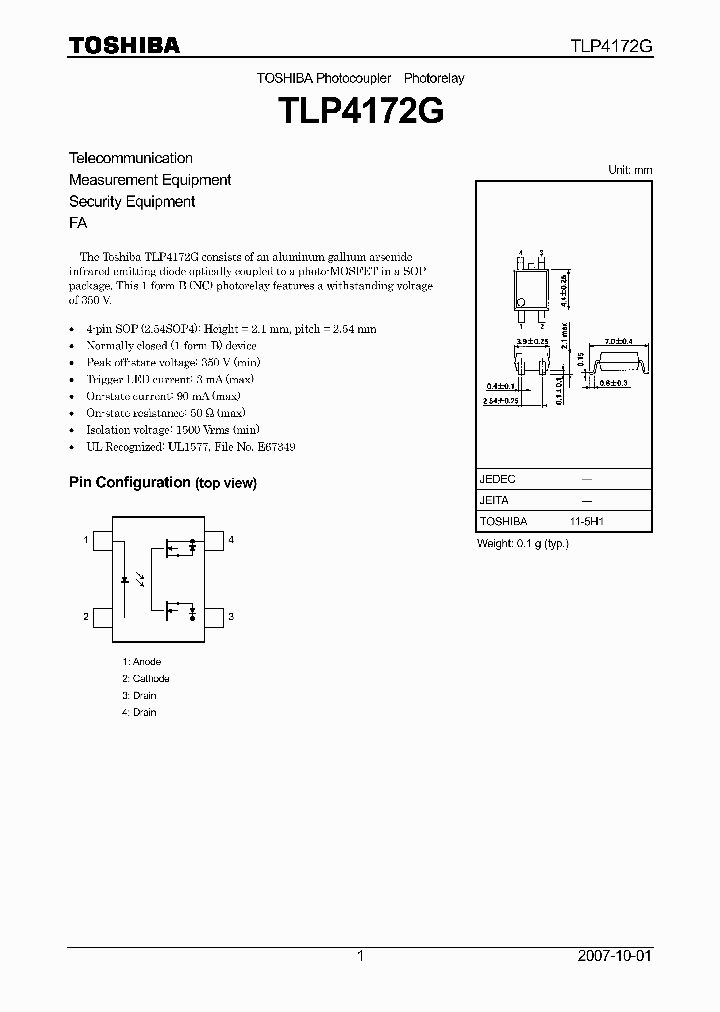 TLP4172G07_4112659.PDF Datasheet