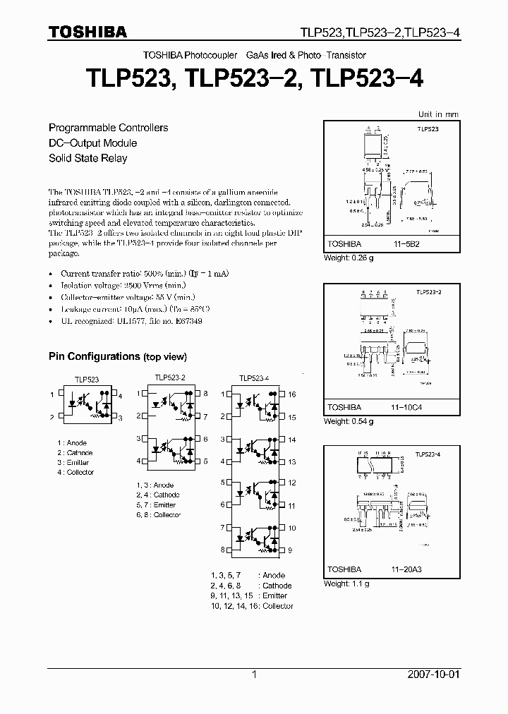 TLP52307_4108790.PDF Datasheet