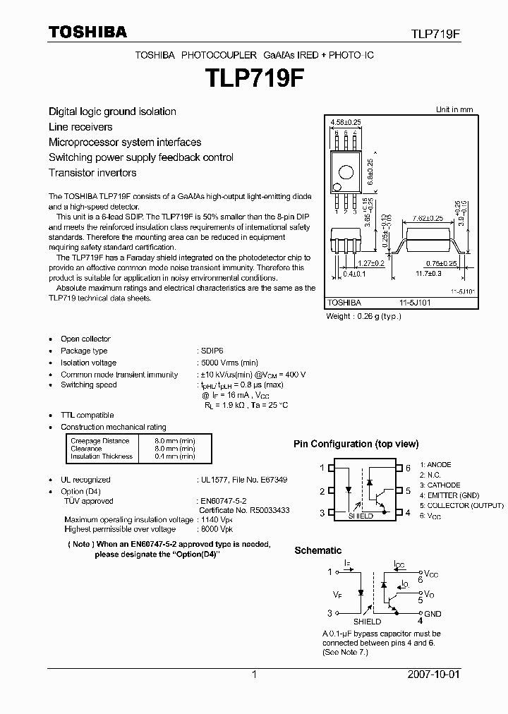 TLP719F_4150743.PDF Datasheet
