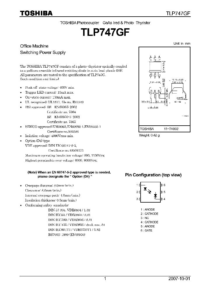 TLP747GF07_4108678.PDF Datasheet