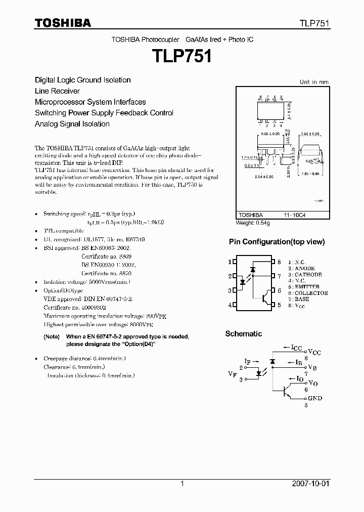 TLP75107_4124679.PDF Datasheet