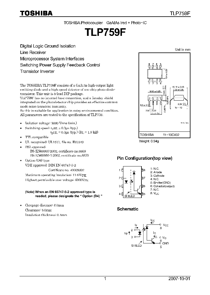 TLP759F07_4124678.PDF Datasheet