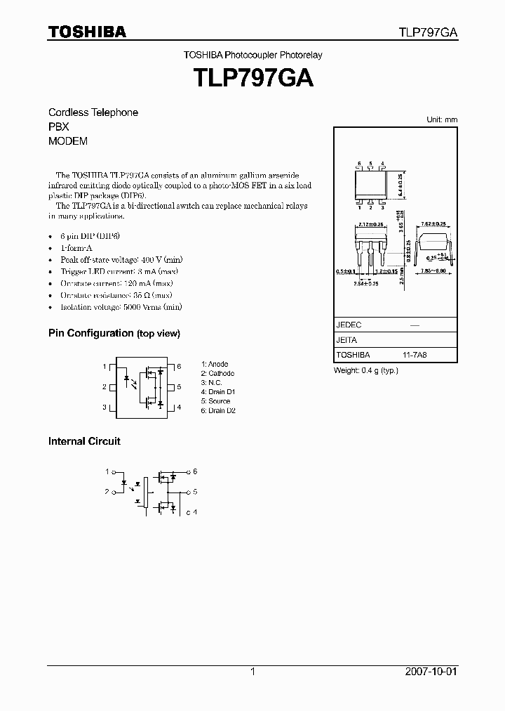 TLP797GA07_4109964.PDF Datasheet