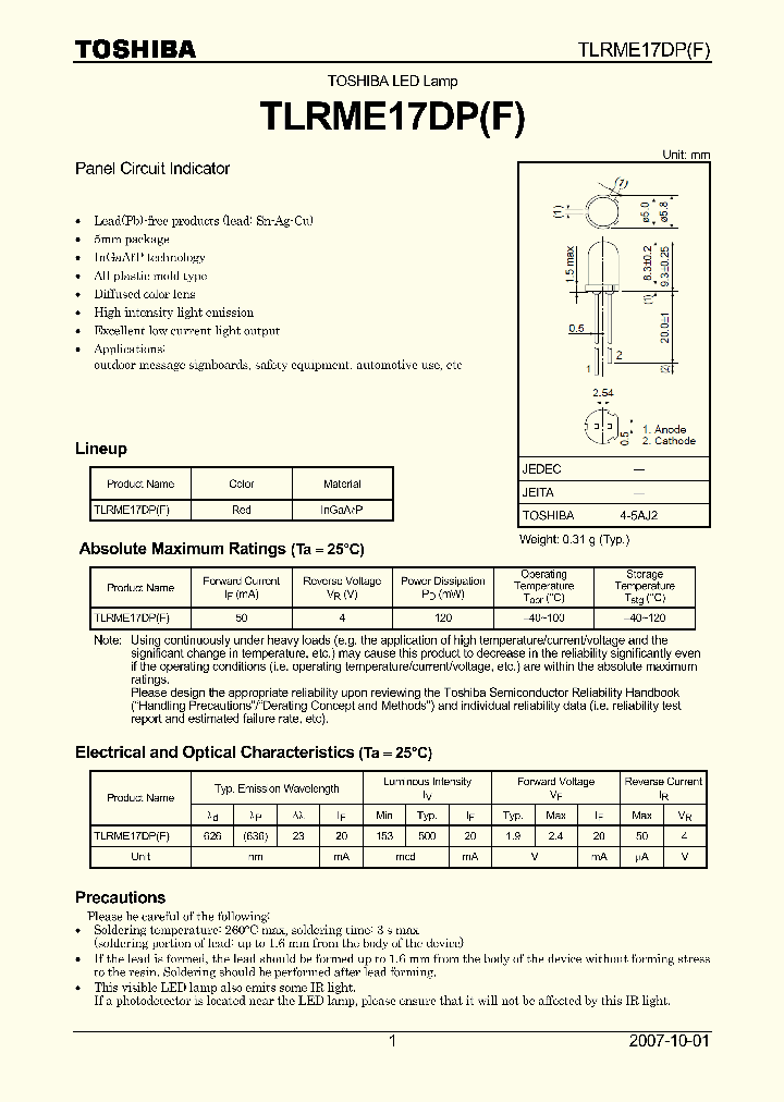 TLRME17DP_4124903.PDF Datasheet