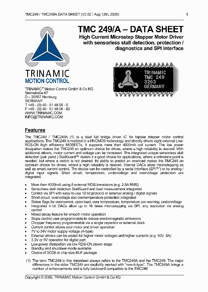 TMC249-SA_4116846.PDF Datasheet