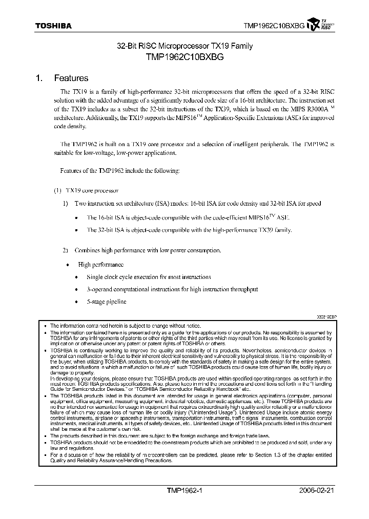 TMP1962C10BXBG_4127099.PDF Datasheet