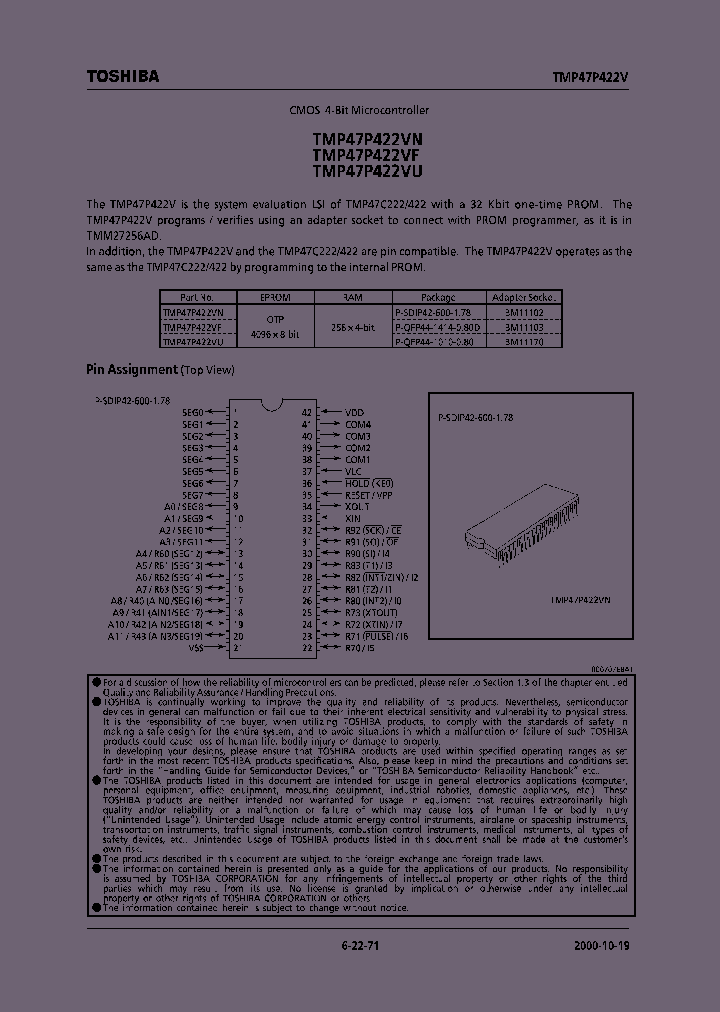 TMP47P422VF_4112154.PDF Datasheet