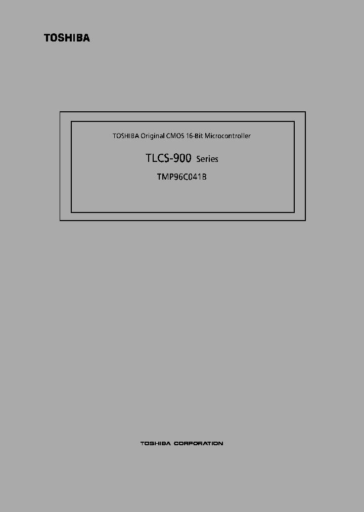 TMP96C041B_4147384.PDF Datasheet