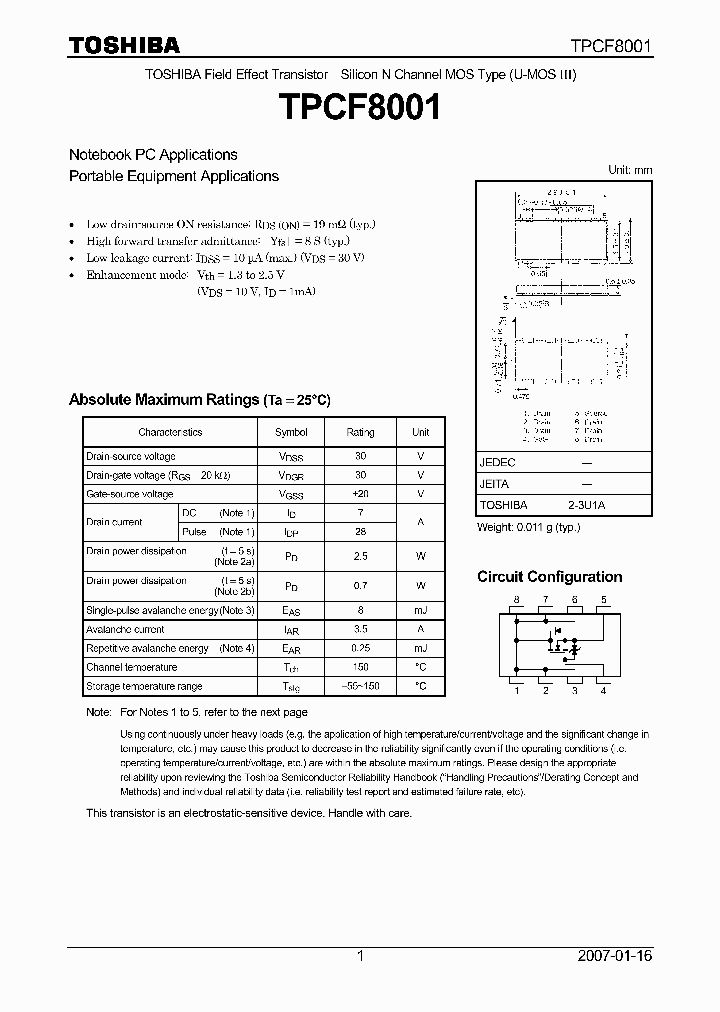 TPCF8001_4115662.PDF Datasheet