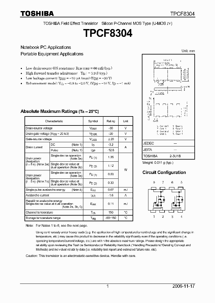 TPCF8304_4115674.PDF Datasheet