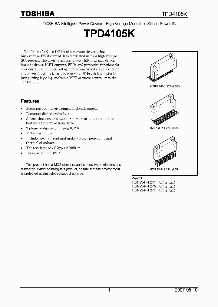 TPD4105K_4109887.PDF Datasheet