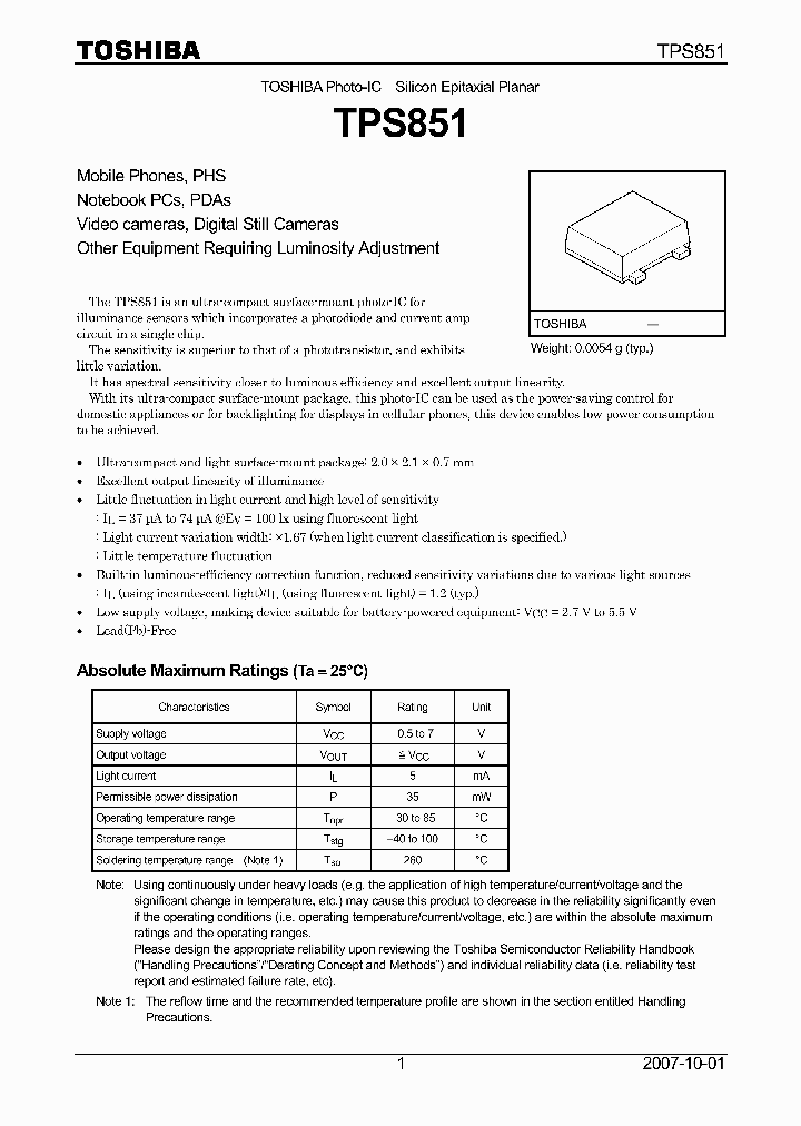 TPS85107_4116748.PDF Datasheet