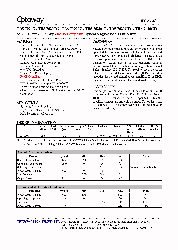 TRS-7020G_4128501.PDF Datasheet