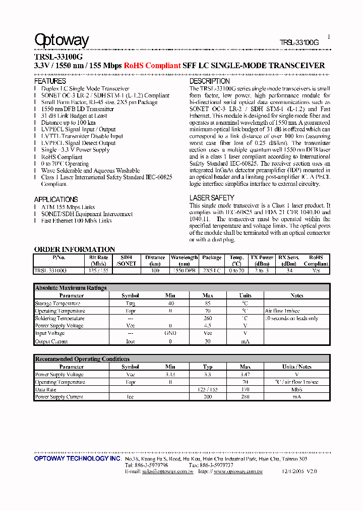 TRSL-33100G_4128059.PDF Datasheet
