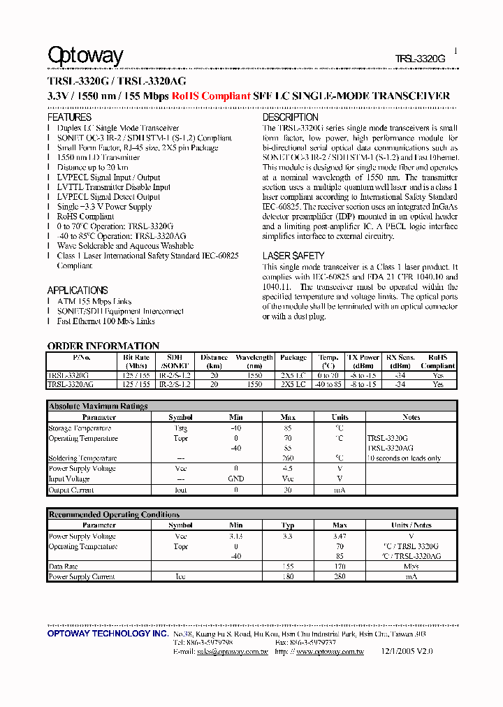 TRSL-3320AG_4128333.PDF Datasheet