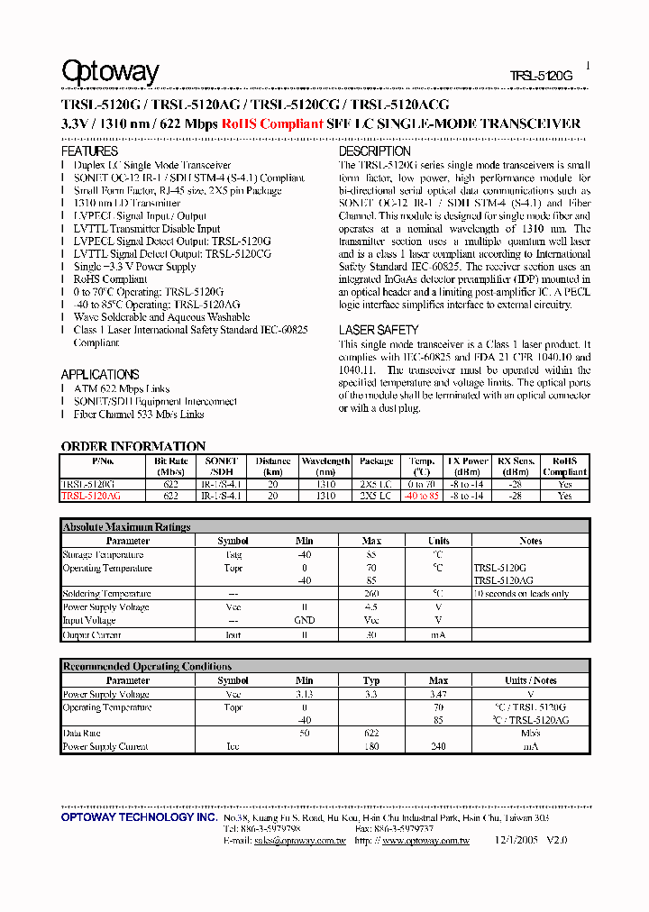 TRSL-5120AG_4128324.PDF Datasheet
