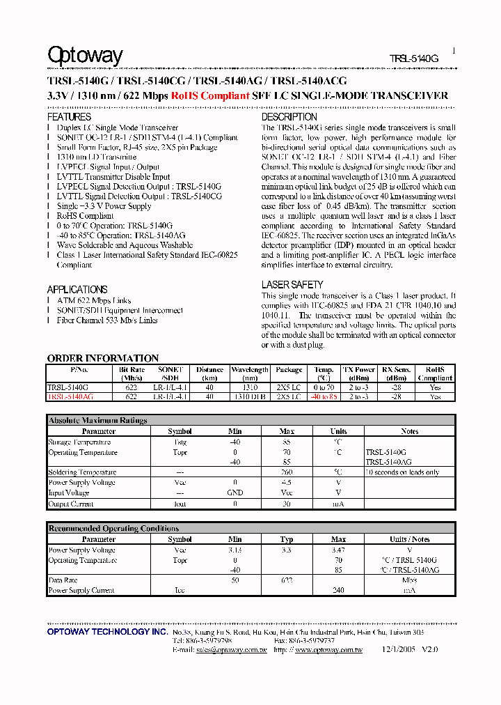 TRSL-5140AG_4128320.PDF Datasheet