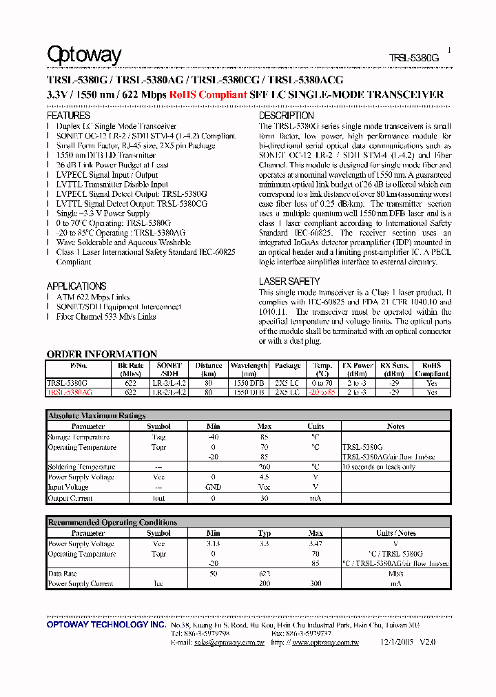 TRSL-5380AG_4128316.PDF Datasheet