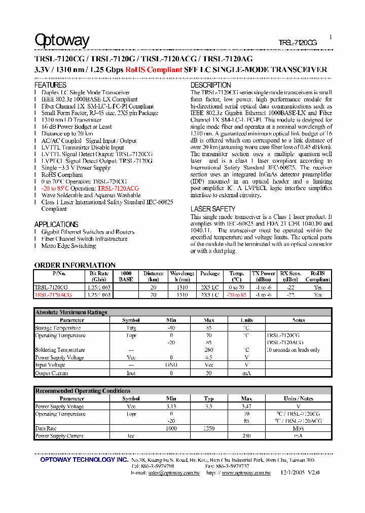TRSL-7120ACG_4128305.PDF Datasheet