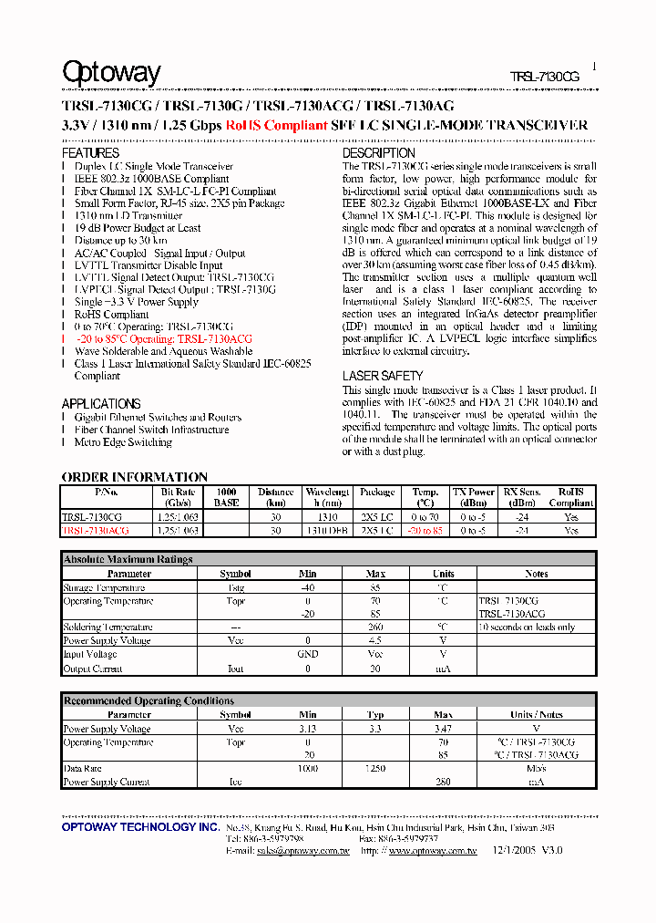 TRSL-7130ACG_4128301.PDF Datasheet