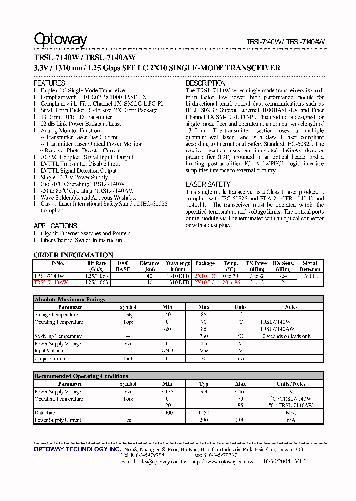 TRSL-7140AW_4128298.PDF Datasheet