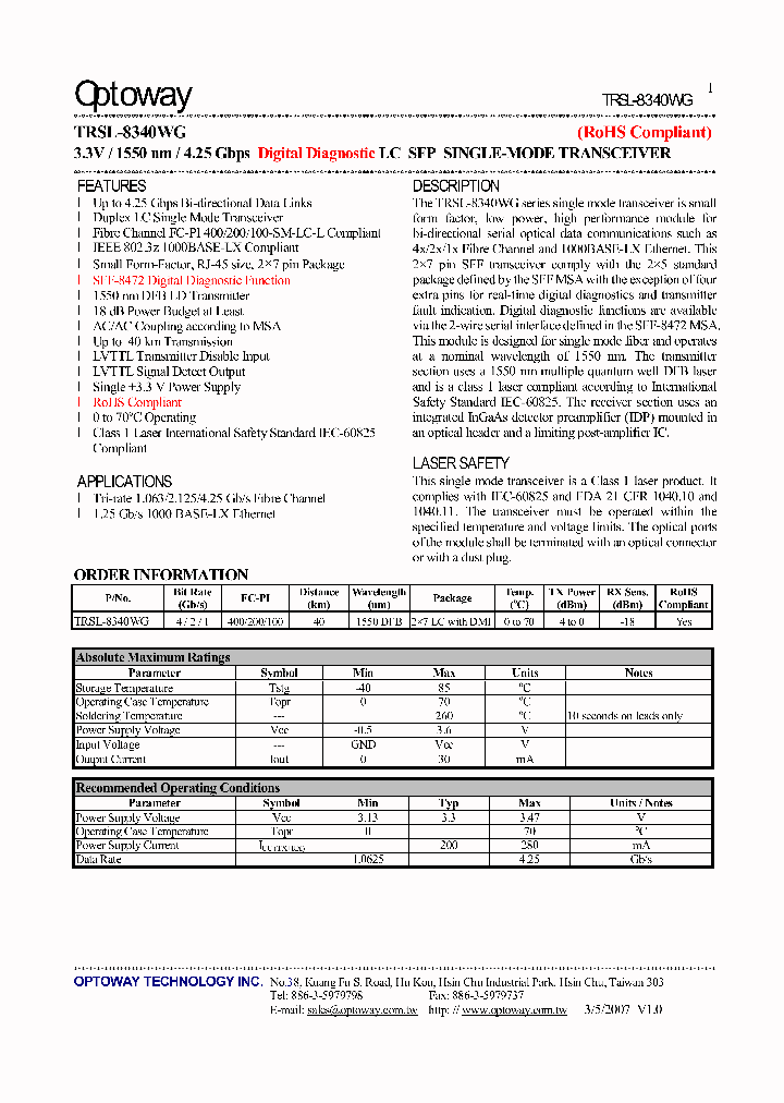 TRSL-8340WG_4128267.PDF Datasheet