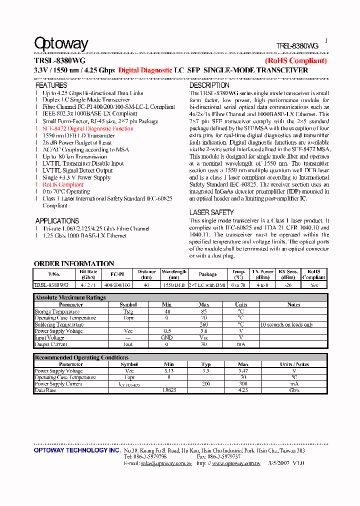 TRSL-8380WG_4128263.PDF Datasheet