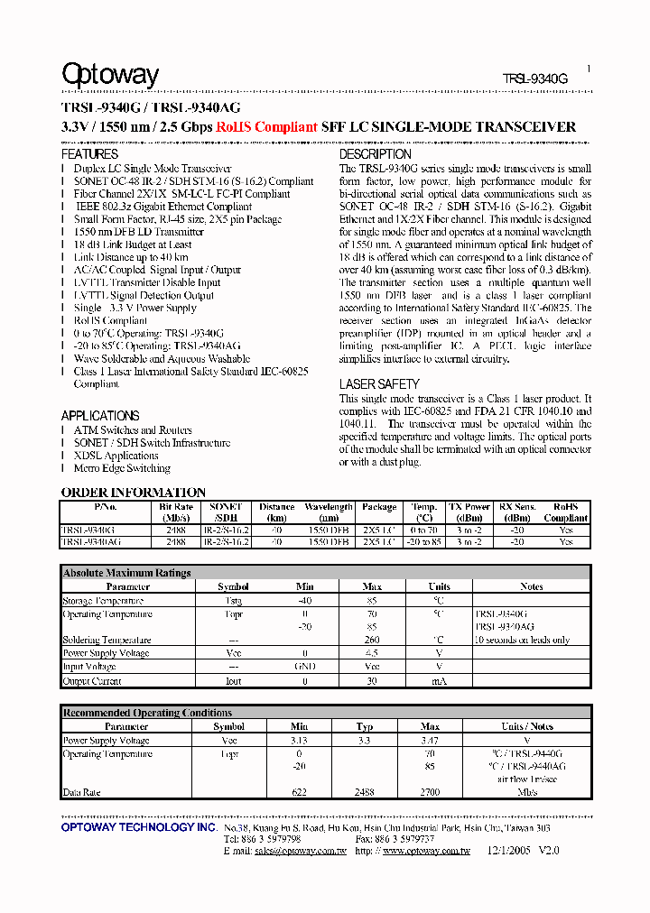 TRSL-9340G_4128245.PDF Datasheet