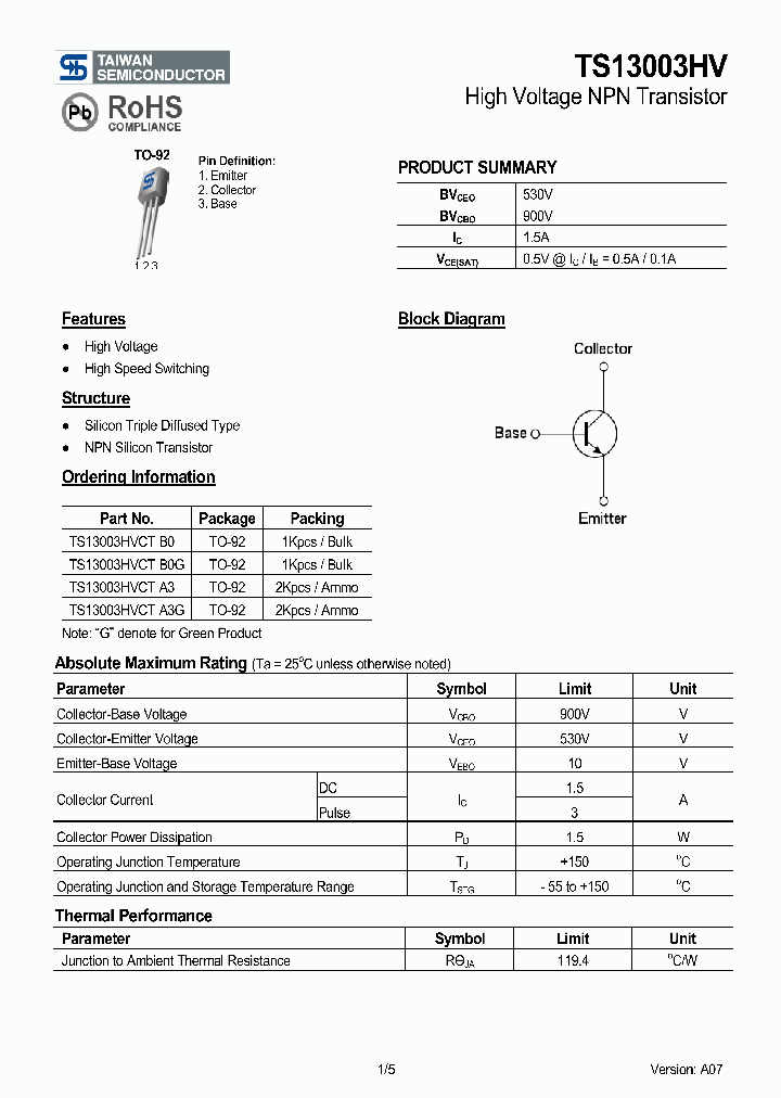 TS13003HV07_4131245.PDF Datasheet