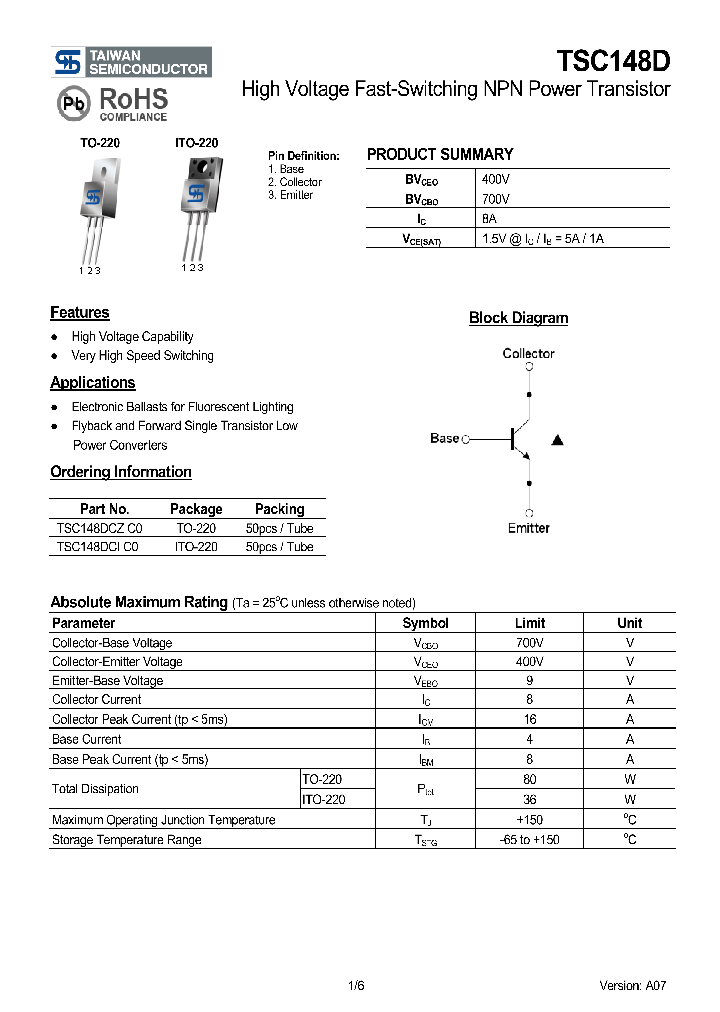 TSC148DCI_4131220.PDF Datasheet