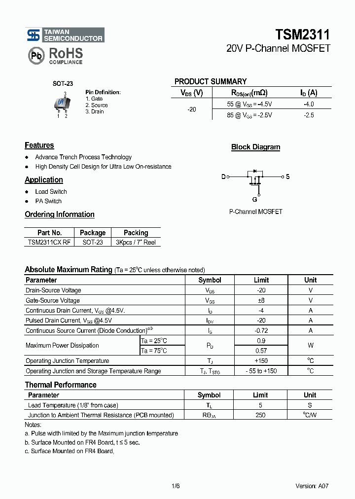 TSM231107_4131198.PDF Datasheet