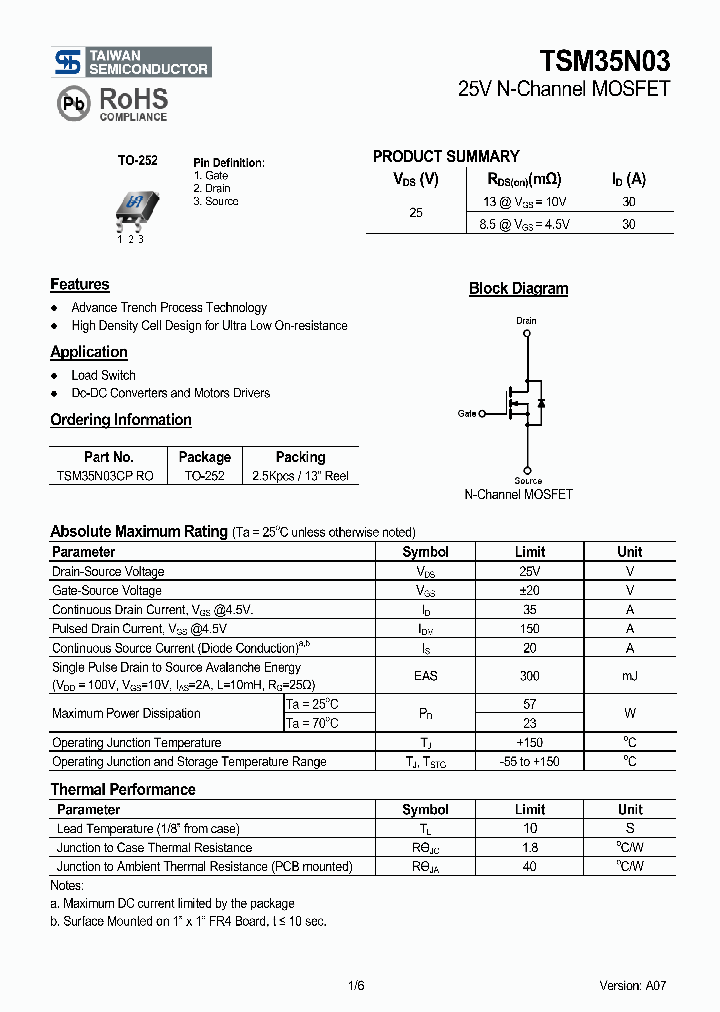 TSM35N0307_4131187.PDF Datasheet