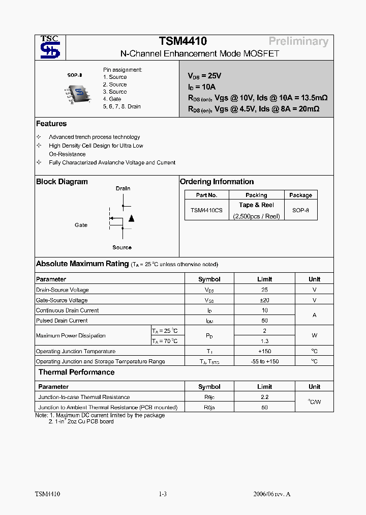 TSM4410CS_4131186.PDF Datasheet