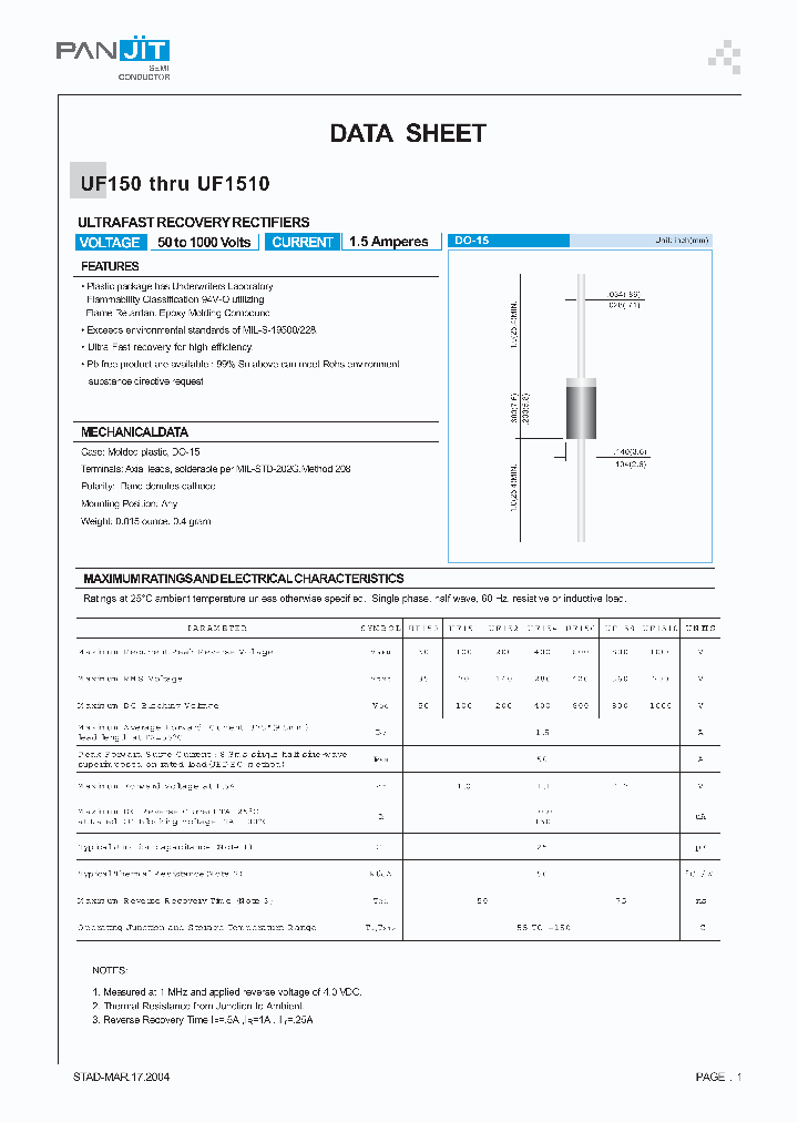 UF15004_4119957.PDF Datasheet