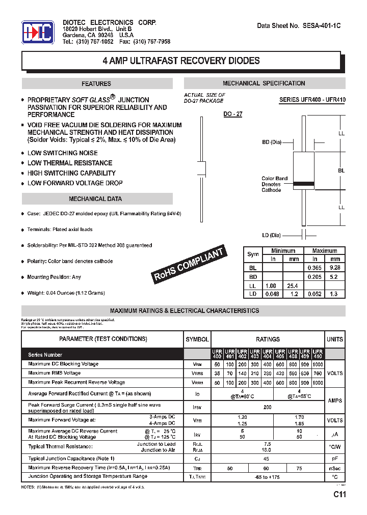 UFR400_4159670.PDF Datasheet